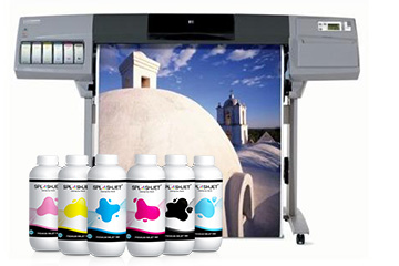 Compatible Cartridge HP Designjet 5000 5500 HP 81 dye light cyan C4934A LC INK 