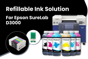 Refillable Ink For Epson Surelab D3000