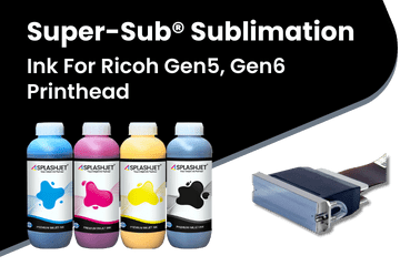 Super-Sub® Sublimation Ink For Ricoh Gen5, Gen6 Printhead