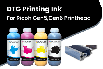 DTG Printing Ink for Ricoh Gen5- Gen6 Printheads