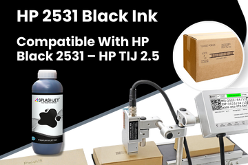 HP 2531 Black Ink, Compatible With HP Black 2531-HP TIJ 2.5