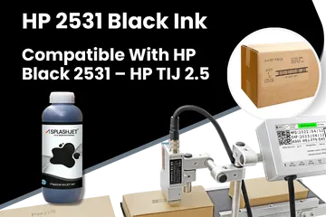 HP 2531 Black Ink, Compatible With HP Black 2531-HP TIJ 2.5