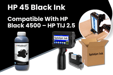 HP 45 Black Ink, Compatible With HP Black 4500-HP TIJ 2.5