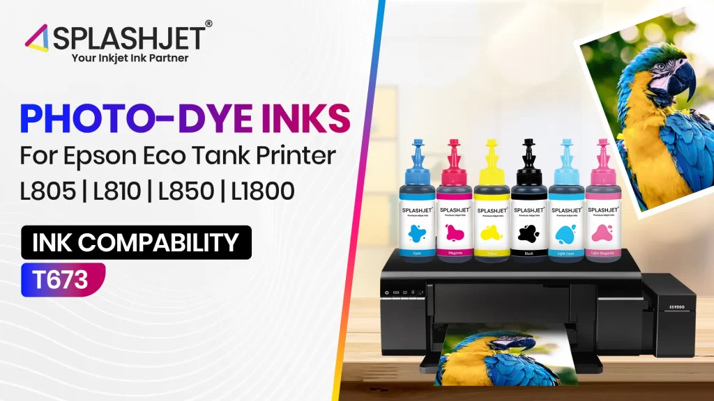 Photo Dye Ink For Epson Ecotank Printer
