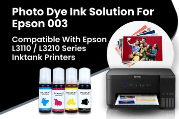 Photo Dye Ink Solution For Epson 003 Ink Tank Printer