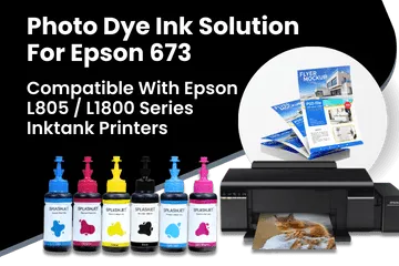 Photo Dye Ink Solution For Epson 673 Ink Tank Printer