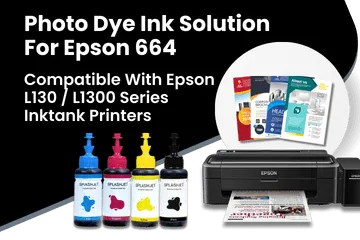 Photo Dye Ink Solution For Epson T664 Ink Tank Printer