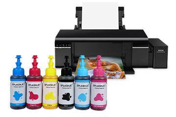 Ink For Epson L8050, L18050 EcoTank Printers | Compatible with EP 057, 108