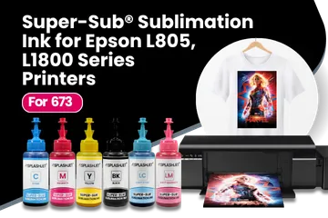 Super-Sub® Sublimation Ink for Epson L805, L1800 Series Printers