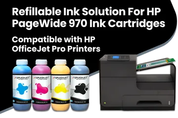 Refillable Ink Solution For HP PageWide 970 Ink Cartridges