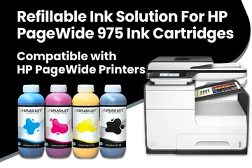 Refillable Ink Solution For HP PageWide 975 Ink Cartridges