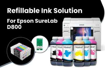 Refillable Ink For Epson Surelab D800