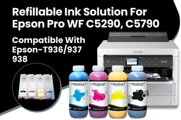Refillable Ink Solution For Epson Pro WF C5290, C5790 Printers