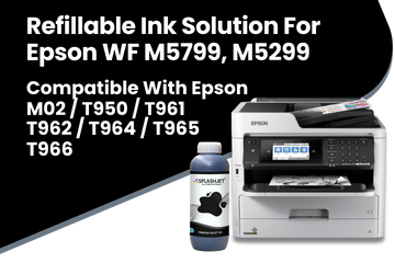 Refillable Ink Solution For Epson WF M5799, M5299 Printers