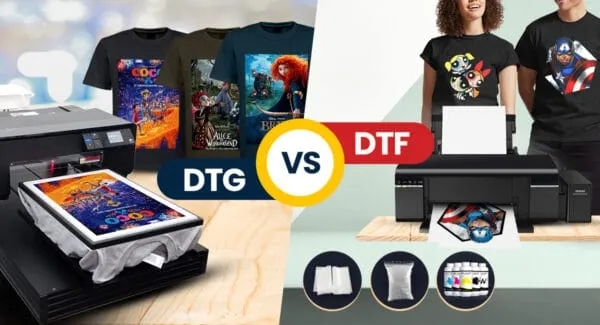 Read more about the article DTG Vs. DTF Printing Technologies – A Detailed Comparison