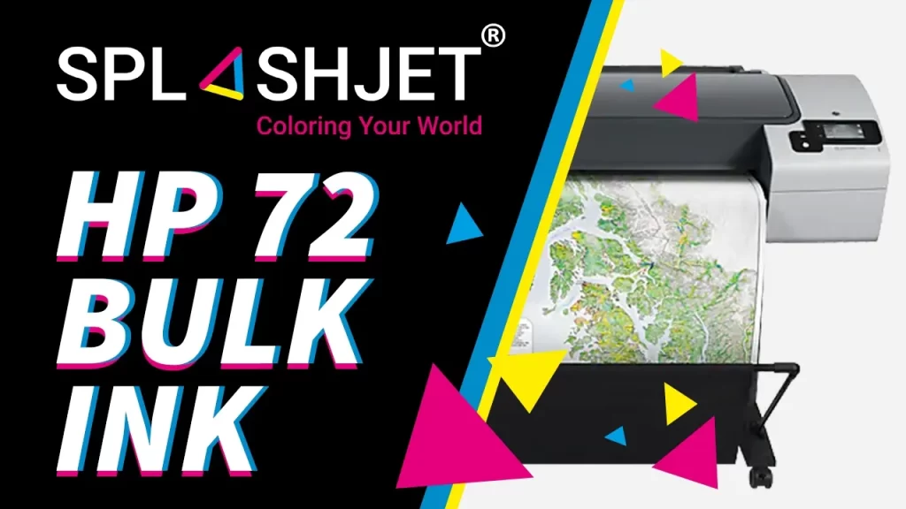 HP Bulk Ink Solution for HP Designjet 72 Ink Cartridges Ink for HP 72 Ink Cartridges