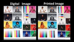 Digital image vs Printed image Printed with Splashjet Photo pigment ink for Epson