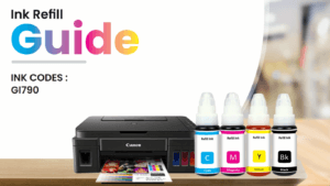 How to Refill Canon Printer Ink  Canon GI 790 ink