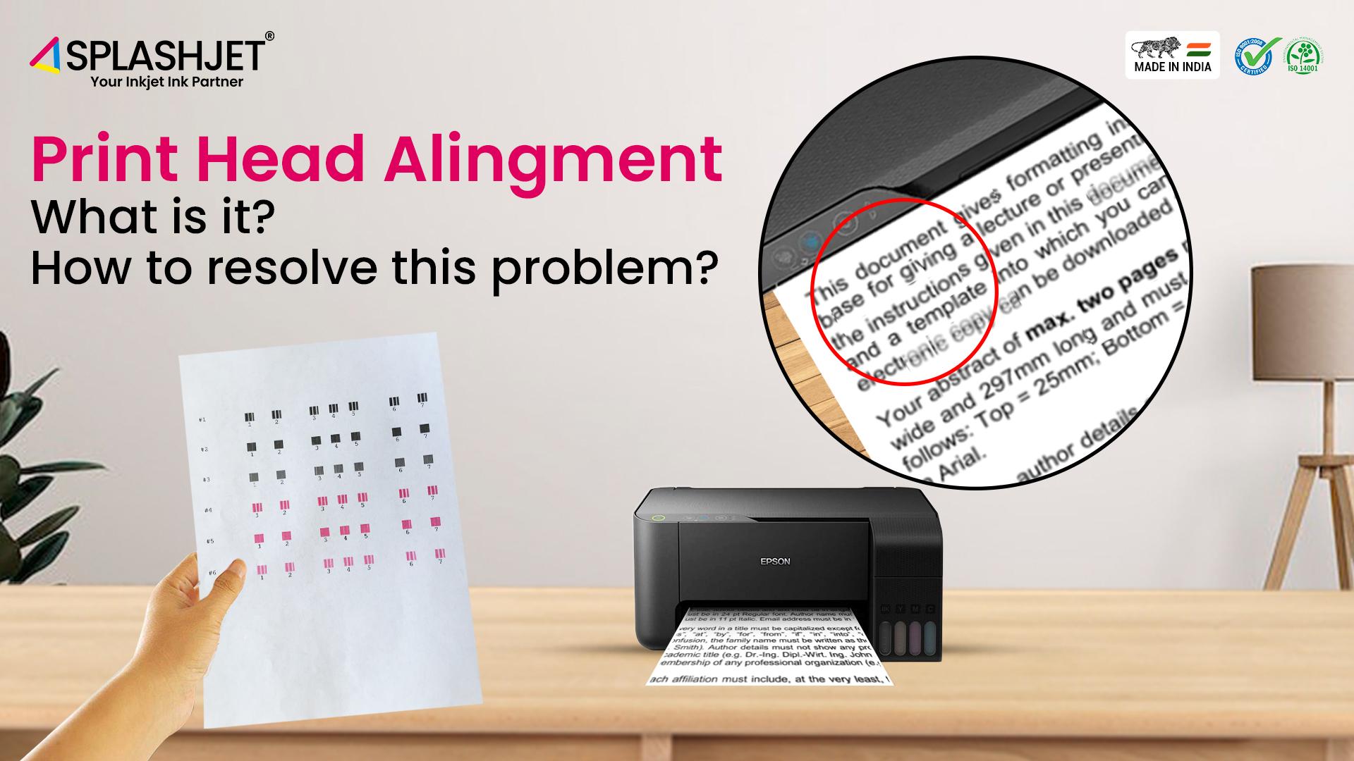 Print Head Alignment: What is it? & How to resolve this problem?