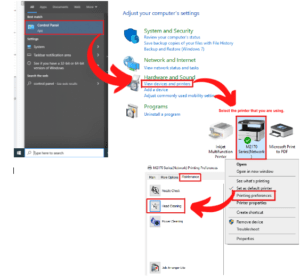 Printhead Cleaning Setting Image