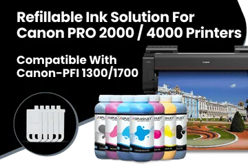 Refillable Ink Solution For Canon PRO 2000, 4000, 6000 Printers