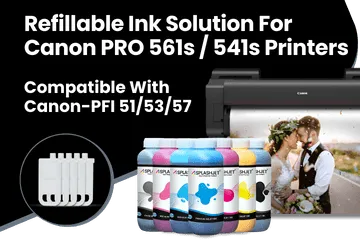 Refillable Ink Solution For Canon PRO 561s-541s Printers