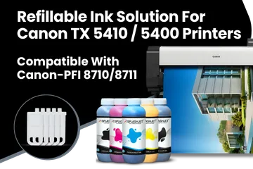 Refillable Ink Solution For Canon TX-5410-5400-5310-5300-5420 Printers