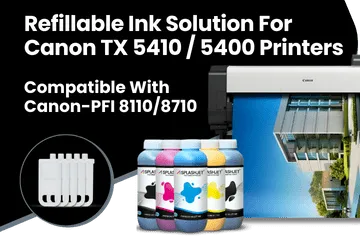 Refillable Ink Solution For Canon TX-5410-5400-5310-5300 Printers