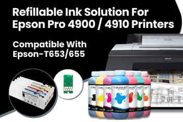 Refillable Ink Solution For Epson Pro 4900, 4910 Printers