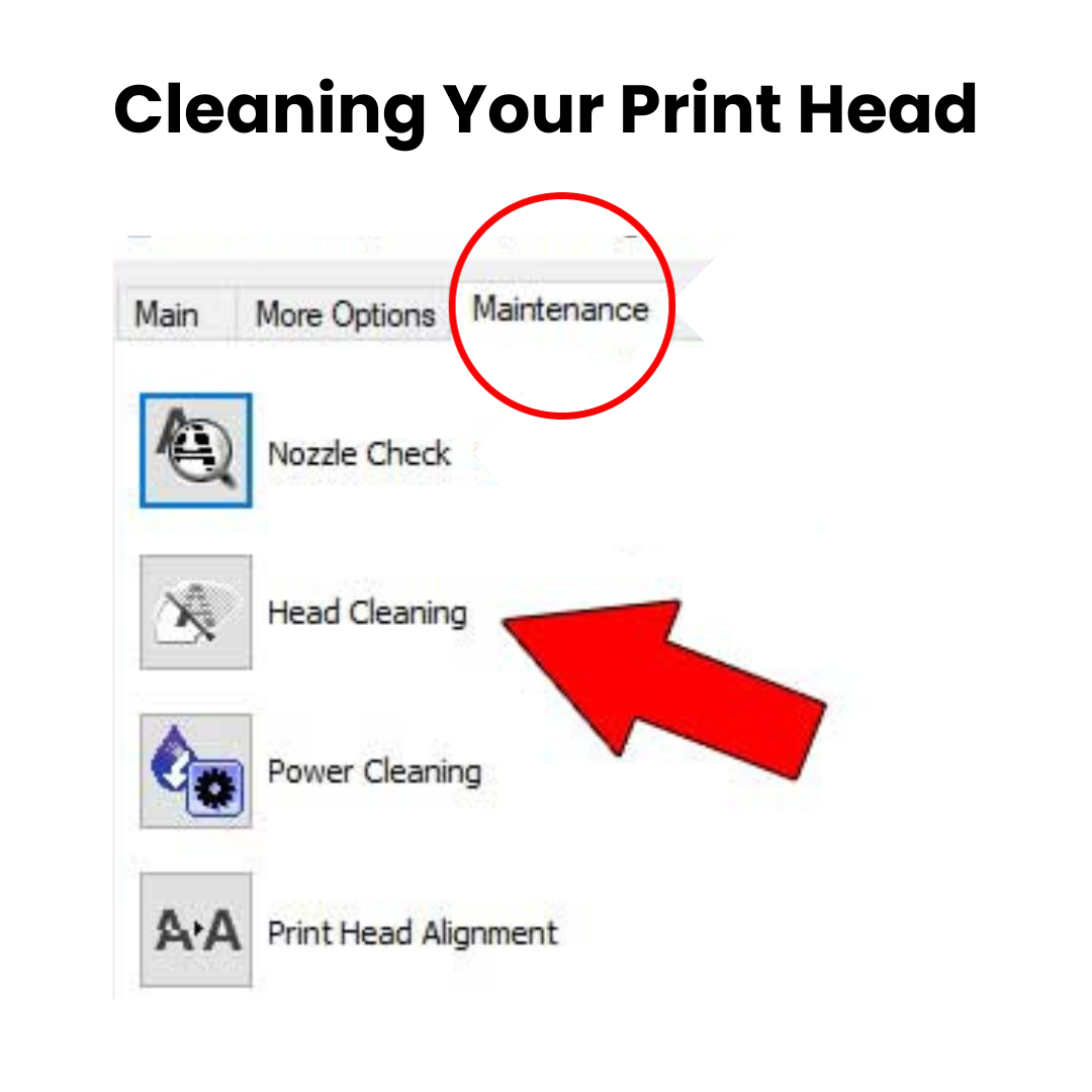 Cleaning Your Print Head