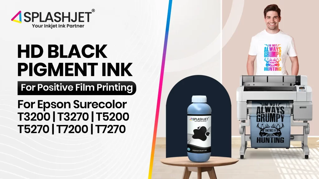Black Pigment Ink For Positive Film Printing