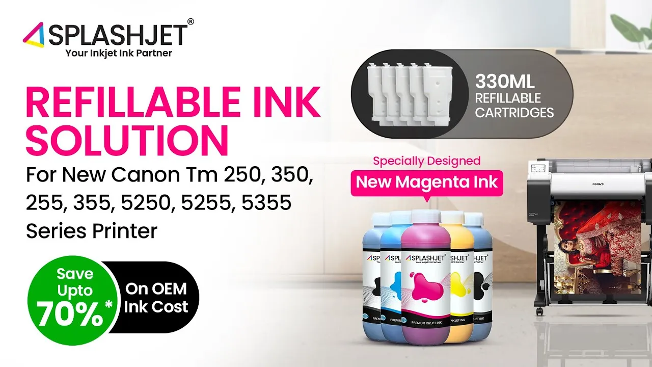 You are currently viewing Refillable Ink For Canon TM5250 | TM5350 | TM250 | TM350 Series Printers – Pigment Ink for Canon