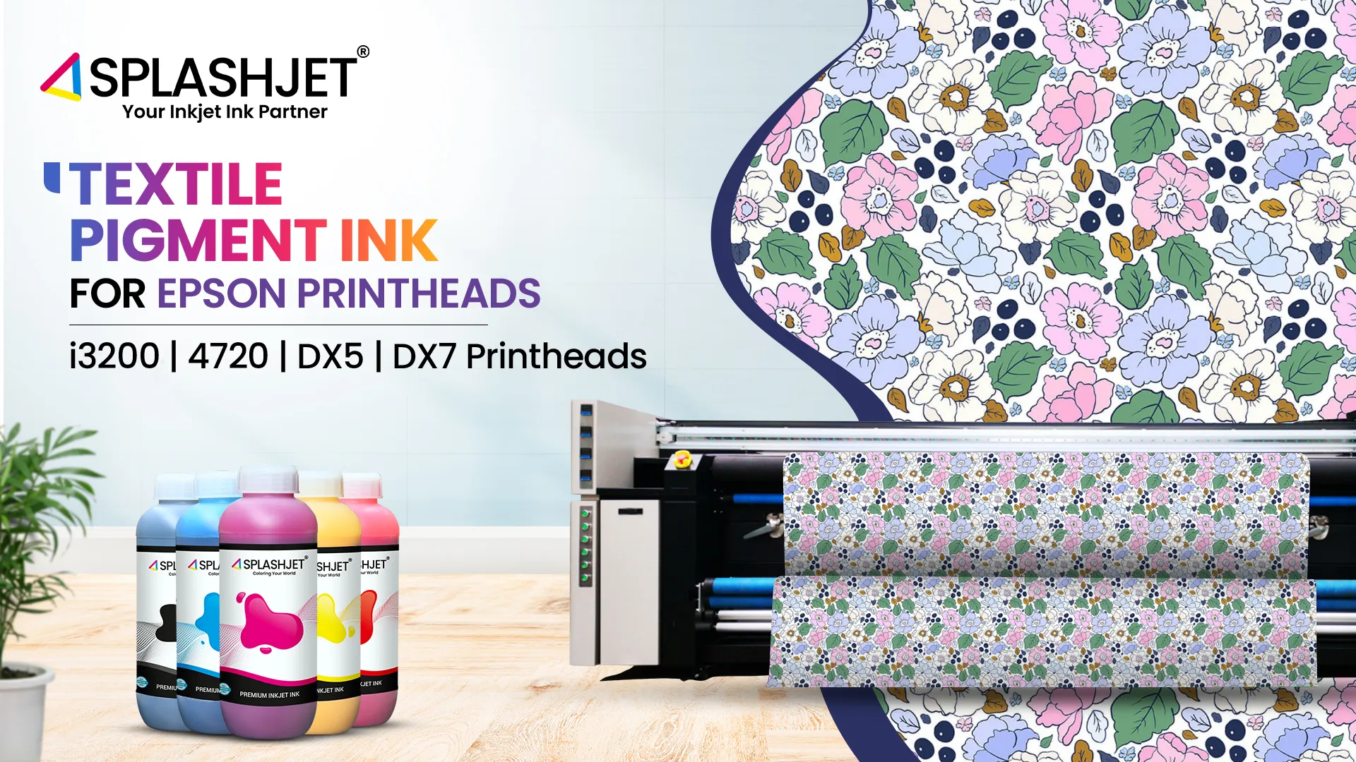 You are currently viewing Sustainable Textile Pigment Inks For Use With Epson i3200 Printheads | Digital Textile Printing Inks