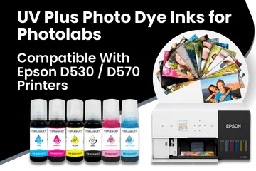 UV Plus Photo Dye Inks for Photolabs