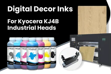 Digital Decor Inks For Kyocera KJ4B Industrial Heads