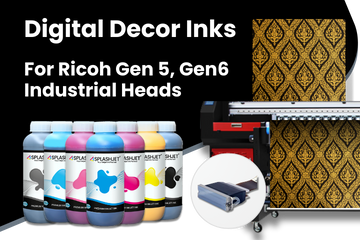 Digital Decor Inks For Ricoh Gen5, Gen6 Industrial Head