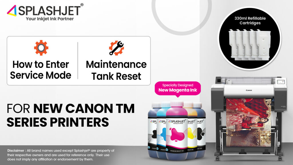 How To Enter In Canon TM 5250, TM5350 Series Printer's Service Mode & Reset Maintenance Tank