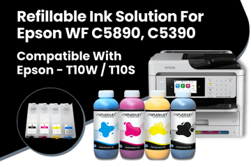 Refillable Ink Solution For Epson WF C5890 5390 Printer