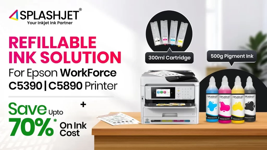 Refillable Ink Solution WF C5890 - C5390 Printer