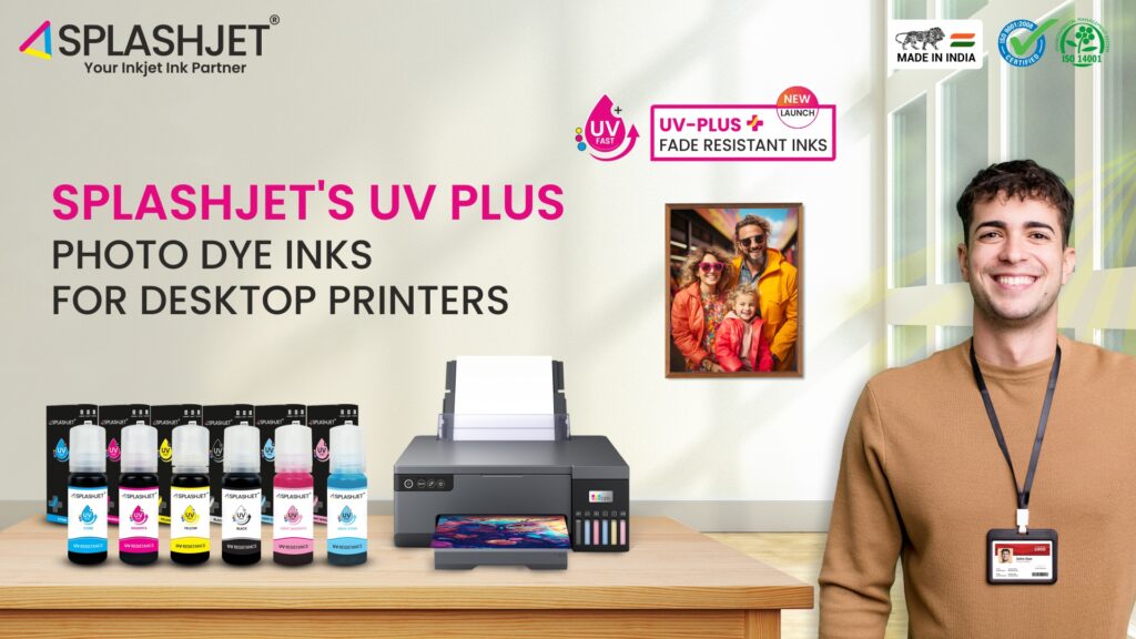 Splashjet's UV Plus Ink for Desktop Printers