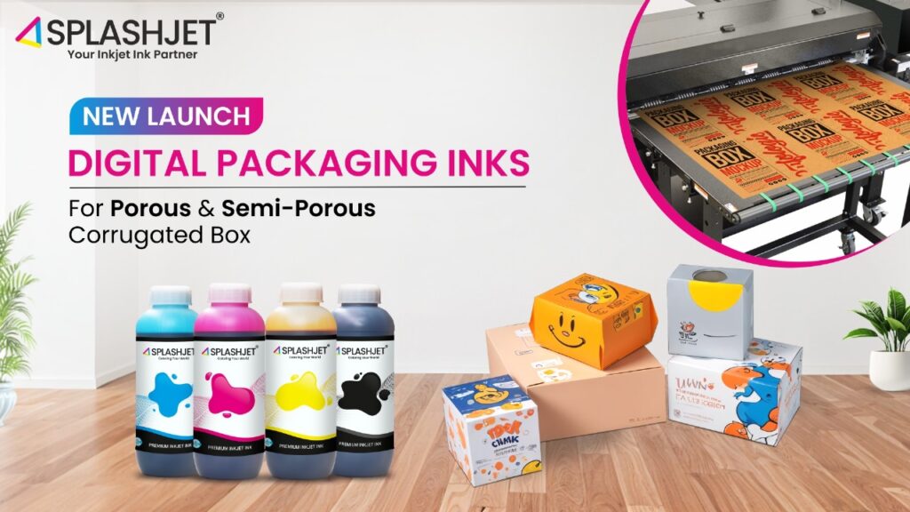 Digital Packaging Ink for Porous and Semi Porous Corrugated Box