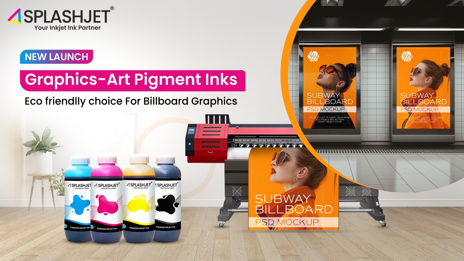 Graphic Art Pigment Inks for Industrial Printheads – New Launch