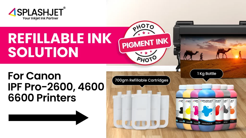 Refillable Ink For Canon Pro 2600