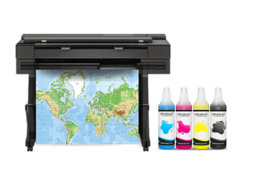 Ink for New HP T858, T908 Printer | Compatible with HP v87 Ink