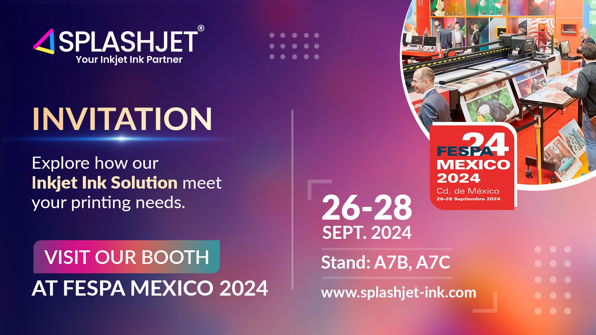 Join Us at FESPA Mexico for Exciting Inkjet Solutions!