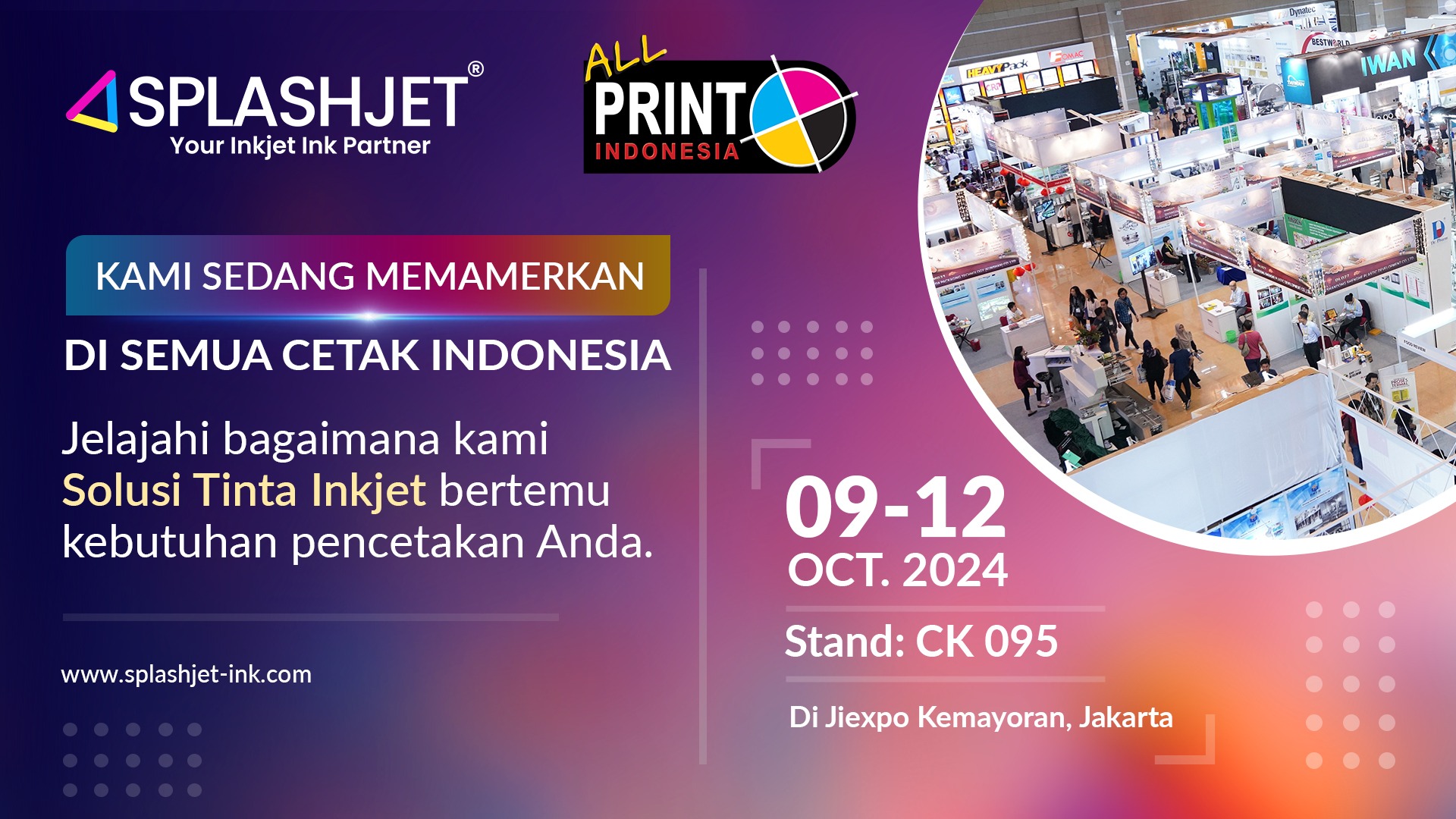 Splashjet is delighted to invite you at All Print Indonesia – 2024