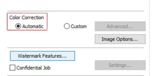 Printer Settings