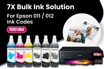 7X Bulk Ink Solution for Epson 011-012 Ink Codes