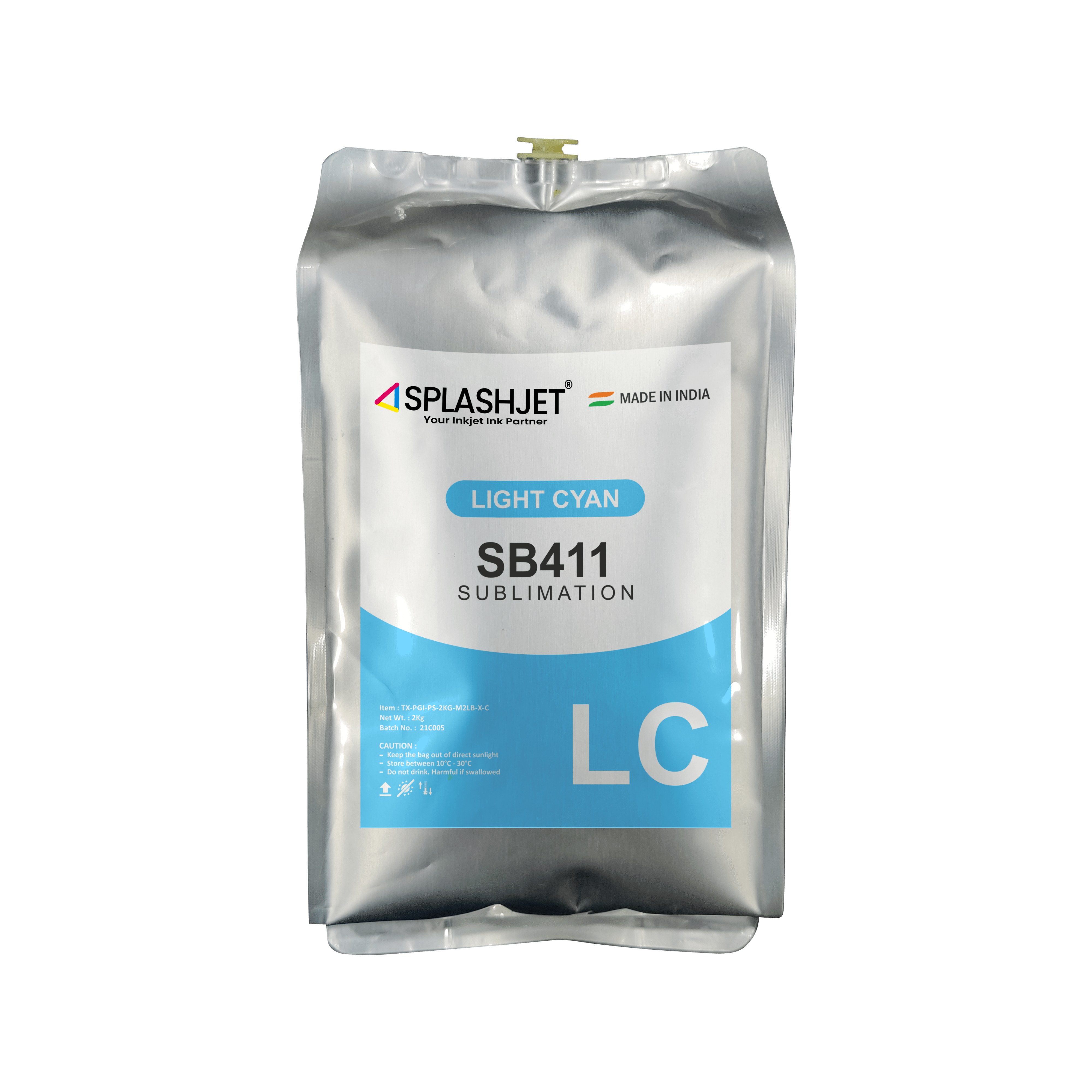 Mimaki-SB411 ink Bag-light cyan