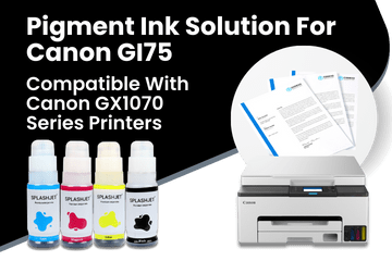 Pigment Ink Solution For Canon-GI75, Compatible With-GX1070